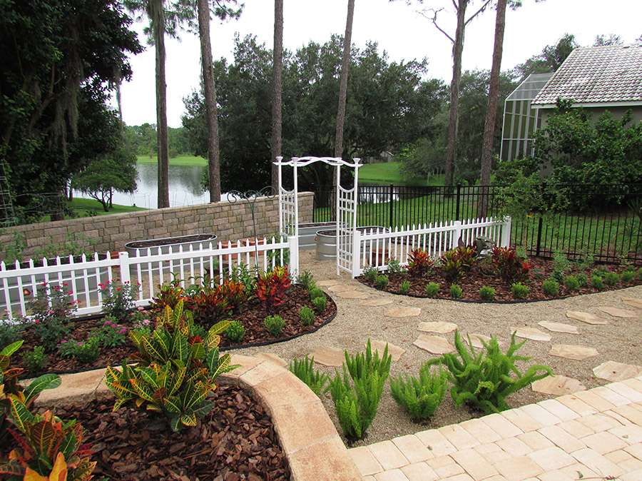 Landscaping work by Highland Grove in Clermont, FL
